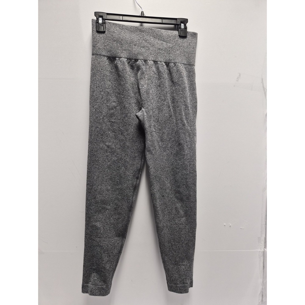 Gray Scrunchie Bottom Leggings Size Large Thicker material